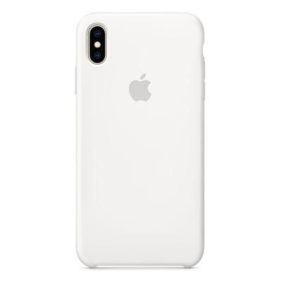 APPLE SILICONE CASE IPHONE XS MAX WHITE