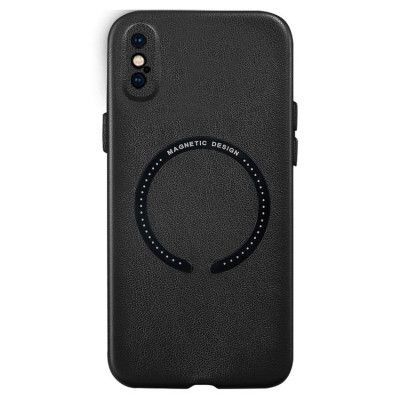 BOOM iPhone XS Max Läderskal Magsafe - Svart