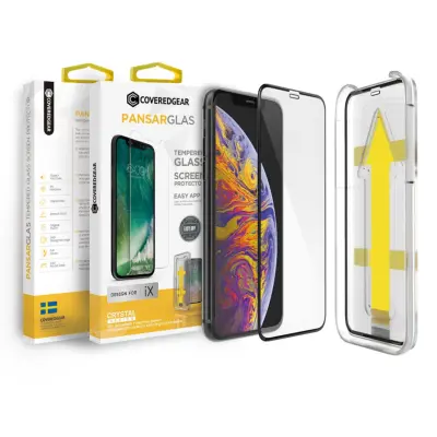 CoveredGear härdat glas skärmskydd till iPhone 11 Pro Max / Xs Max - Svart