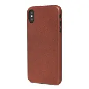 Decoded Leather Back Cover (iPhone Xs Max) - Svart