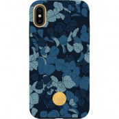 Flavr Studio Navy Leaves (iPhone Xs Max)