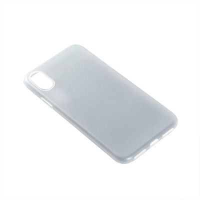 GEAR Mobilskal Ultraslim Vit Semitransparent iPhone Xs Max 6,5