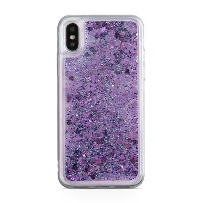 Glitter Skal till iPhone Xs Max - Lila