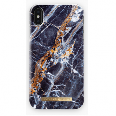 Ideal of Sweden iPhone XS MAX Skal Fashion - Midnatt Blå Marmor