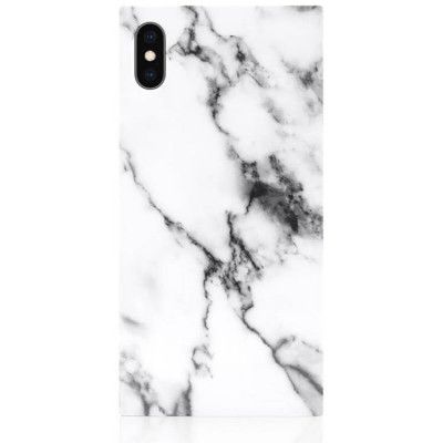 IDECOZ Marble Mobilskal iPhone XS Max - Vit