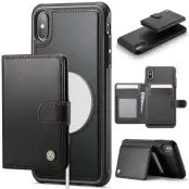 JEEHOOD J09 Fodral iPhone XS Max 6.5 tum RFID Läder Svart