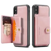JEEHOOD Wallet Kickstand Case iPhone XS Max 6.5 tum Rose Gold