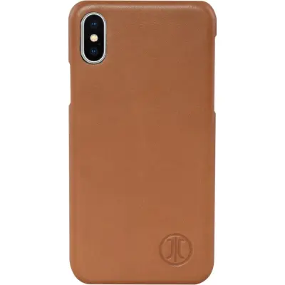 JT Berlin Leather Cover Kreuzberg (iPhone Xs Max) - Brun
