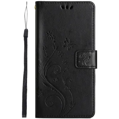 Trolsk Imprint Flower Wallet (iPhone 17 Pro) - Röd
