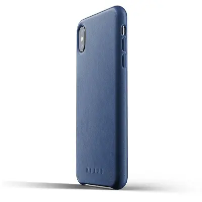 Mujjo Full Leather Case (iPhone Xs Max) - Grön