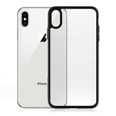 Panzerglass Clear Skal iPhone Xs Max - Svart