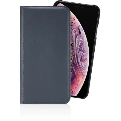 Pipetto Magnetic Folio (iPhone Xs Max) - Marinblå