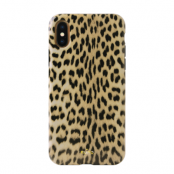 Puro Anti Shock Leopard Cover till iPhone XS Max - Svart
