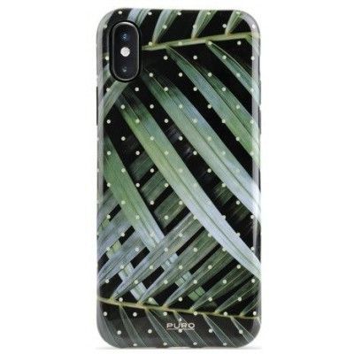 Puro Cover Brilliant Leaves (iPhone Xs Max)