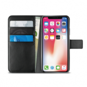 Puro iPhone XS Max Milano EcoLeather Wallet - Svart