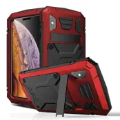 R-JUST iPhone XS Max Skal Hybrid Röd Drop-proof Waterproof