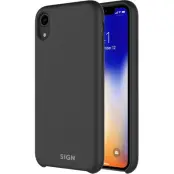 SiGN Liquid Silicone Case (iPhone Xs Max) - Svart