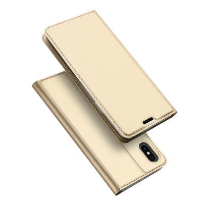 SiGN Skin Pro Plånboksfodral till iPhone XS Max - Guld