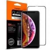 Spigen Härdat Glas Fc iPhone Xs Max Svart