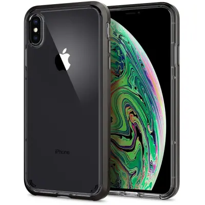 Spigen Neo Hybrid Crystal (iPhone Xs Max) - Gun metal