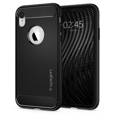 SPIGEN Rugged Armor iPhone Xr Mattsvart