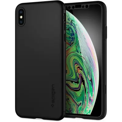 Spigen Thin Fit 360 Case + Glass (iPhone Xs Max)