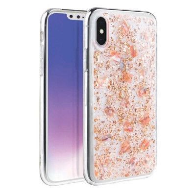UNIQ Lumence clear skal iPhone Xs Max Rosedale roseguld