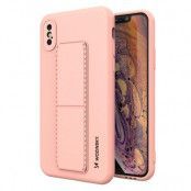 Wozinsky Kickstand Silicone Skal iPhone Xs Max - Rosa