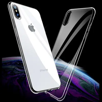 X-LEVEL Clear Series TPU Skal för iPhone XS Max - Transparent
