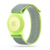 Tech-Protect Apple Airtag Armband Nylon - Lime