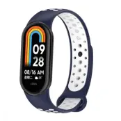Beline Mi Band 10/9/8 Design armband - Blå/Vit