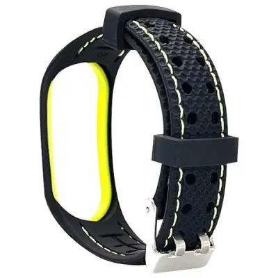 Beline Mi Band 3/4 Armband Sport - Svart/Lime