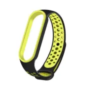 Beline Mi Band 7/6/5 Armband Design - Svart/Grön