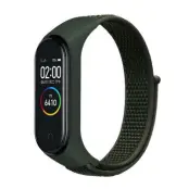 Beline Mi Band 7/6/5/4/3 Armband Nylon Loop - Grön