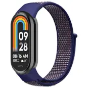 Beline Xiaomi Mi Band 9/8 Armband NylonLoop - Marinblå
