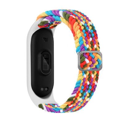 Braided Strap För Xiaomi Mi Band 6 / 5 / 4 / 3 - Flerfärgad