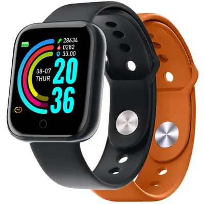 Celly Smartwatch Med Armband Trainerbeat - Svart/Orange