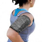 Elastic Fabric Armband L Running Fitness - Grå