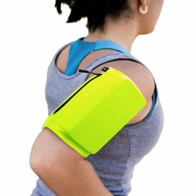 Elastic Fabric Armband L Running Fitness - Grön