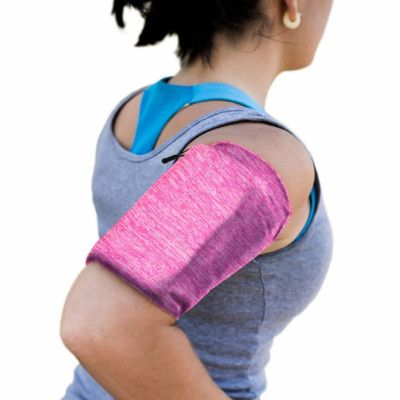 Elastic Fabric Armband XL Running Fitness - Rosa