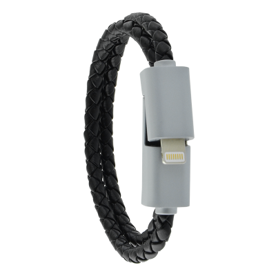 Ercko Bracelet Leather Braided Lightning