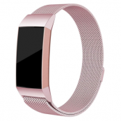 Fitbit Charge 4/3 Armband Milanese Loop - Rosa