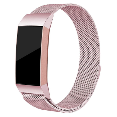 Fitbit Charge 4/3 Armband Milanese Loop - Rosa