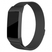 Fitbit Charge 4/3 Armband Milanese Loop - Svart