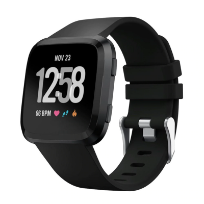 FitBit Versa 2/Versa Armband Silikon - Svart