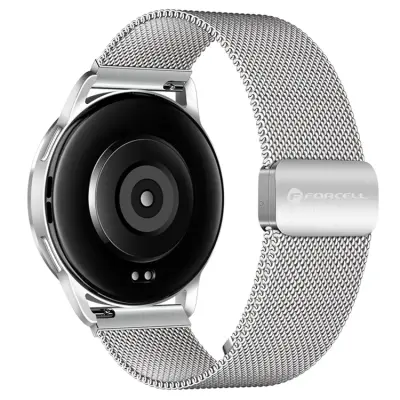 Forcell Galaxy Watch 22mm Armband Magnetic Steel - Silver