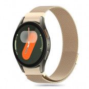 Galaxy Watch 4/5/5 Pro/6/7/FE Armband Milanese - Starlight