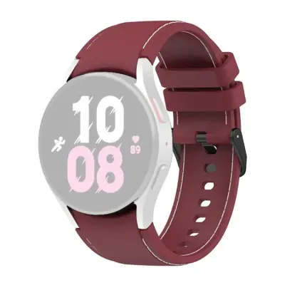 Galaxy Watch 5/5 Pro (40/44/45mm) Armband - Vinrött