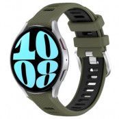 Galaxy Watch 6 44mm Armband - Militärgrön/Svart