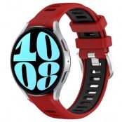 Galaxy Watch 6 44mm Armband - Röd/Svart
